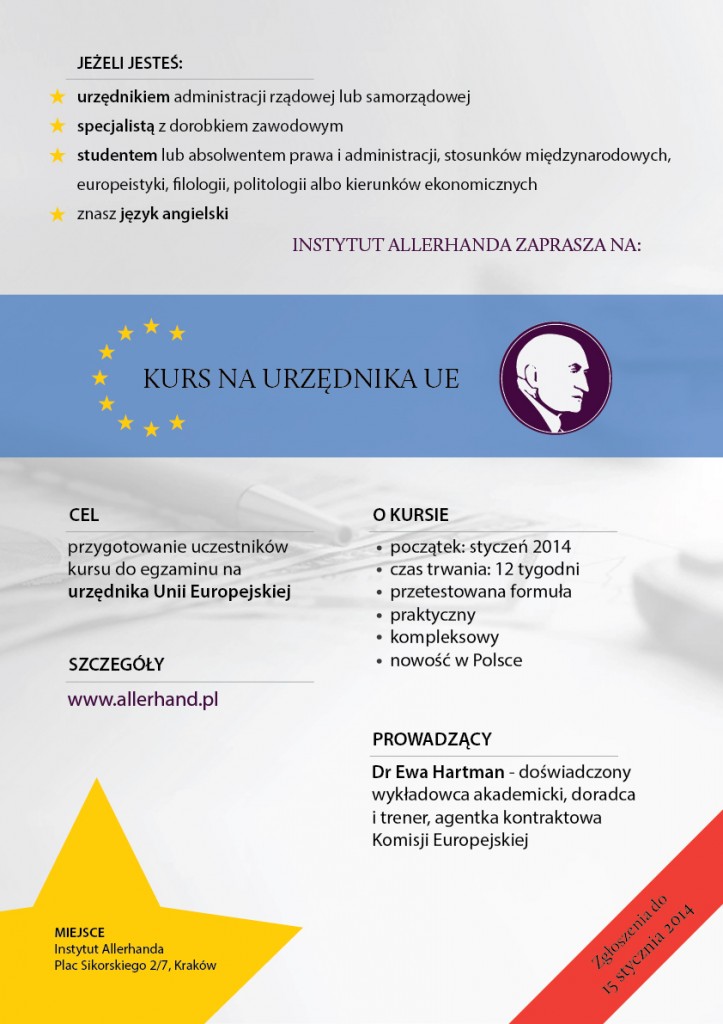 KURS_urzednik_UE_plakat_2014